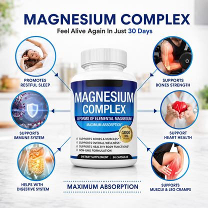 Feel Calmer, Recover Faster & Sleep Better Carvyx Health™ Magnesium 8-in-1